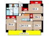 Metsa Morishita 3LDK+Sの間取り