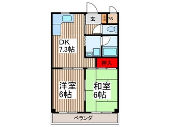 間取図 エスポワール伊藤