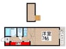 デイジィーハウス 1Rの間取り