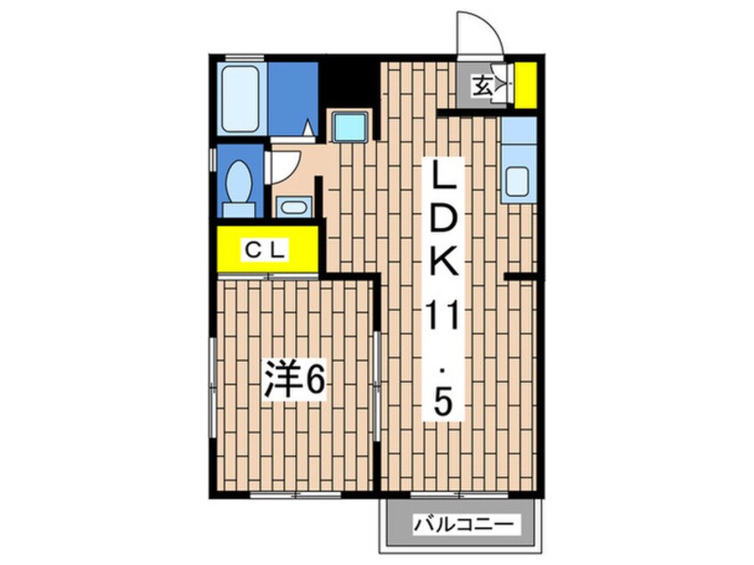 間取図 霞田ハイツ