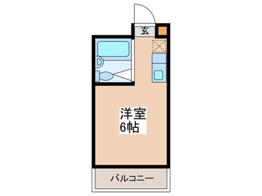 間取図 エヴェナール上北沢