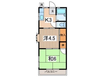 間取図 広瀬ハイツ