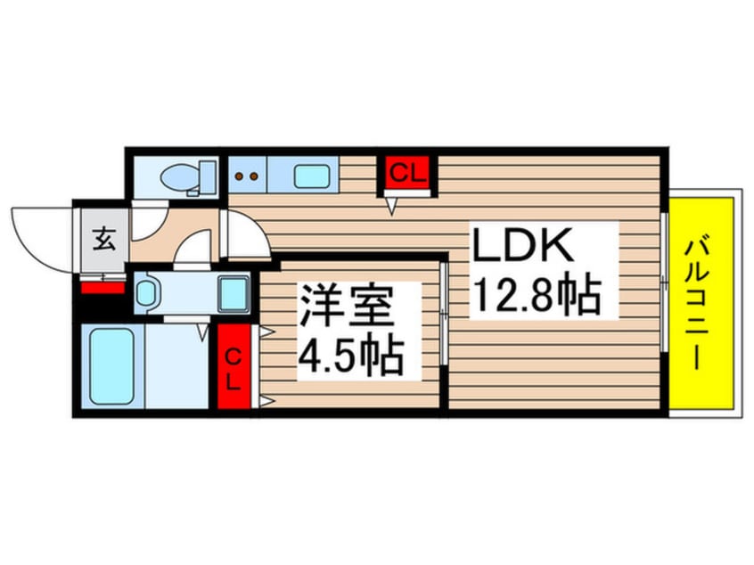 間取図 CONNECT PARK HILLS　八千代台