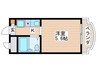国分寺フラッツ 1Kの間取り