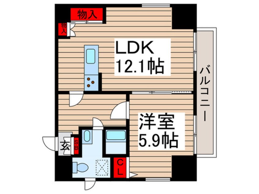 間取図 アイフォート千住曙町(701)