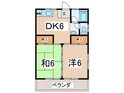 サンハイムの間取図