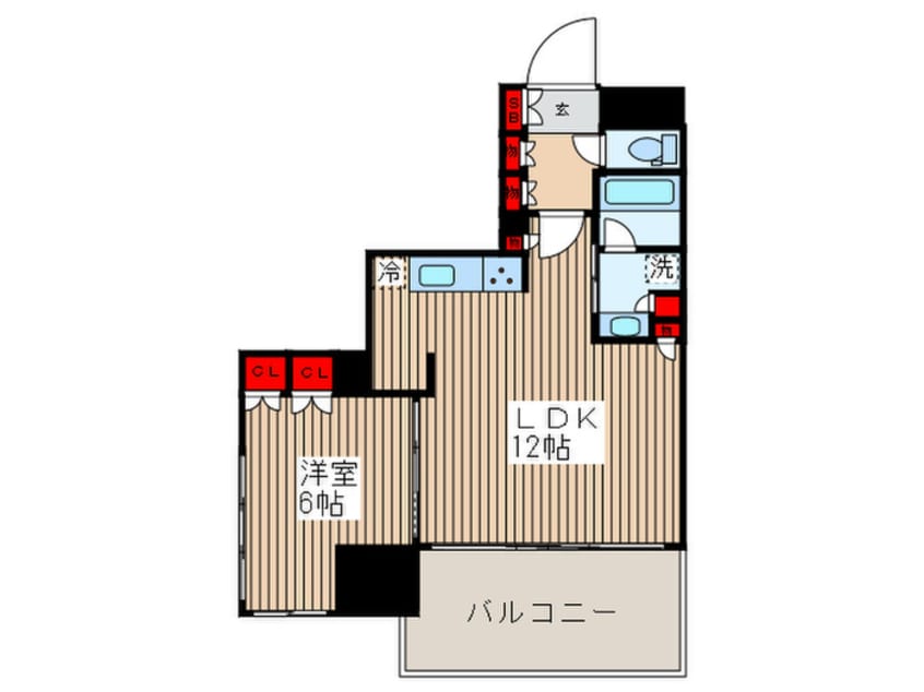 間取図 プラウドフラット東日本橋