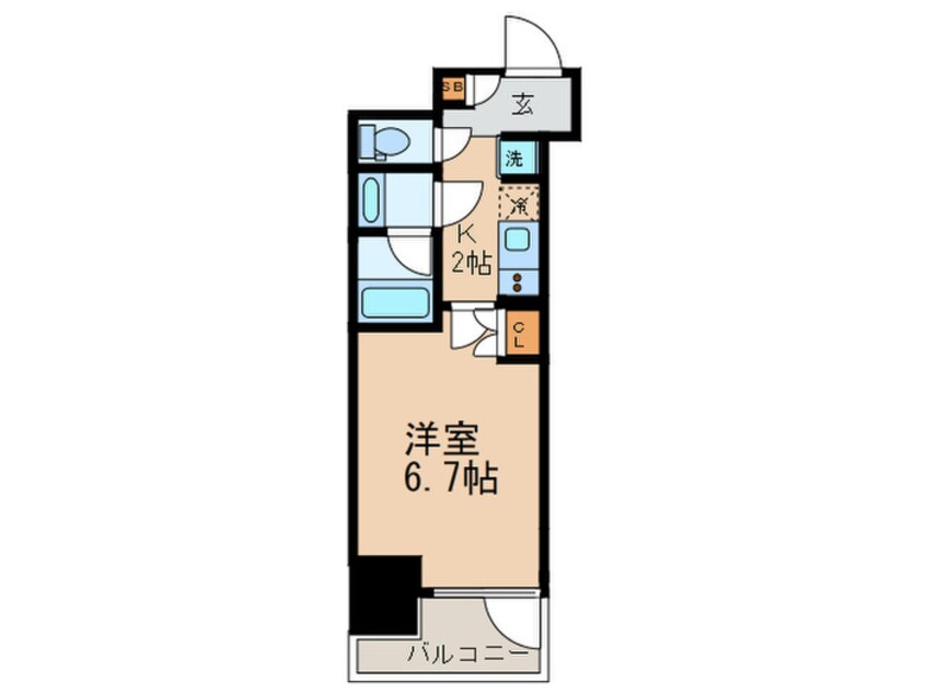 間取図 クロスレジデンス大崎