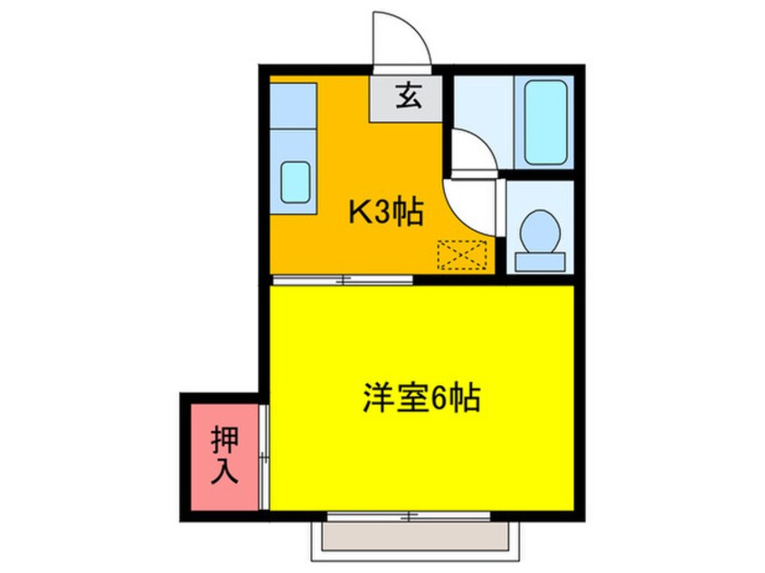 間取図 シャープハイムＡ