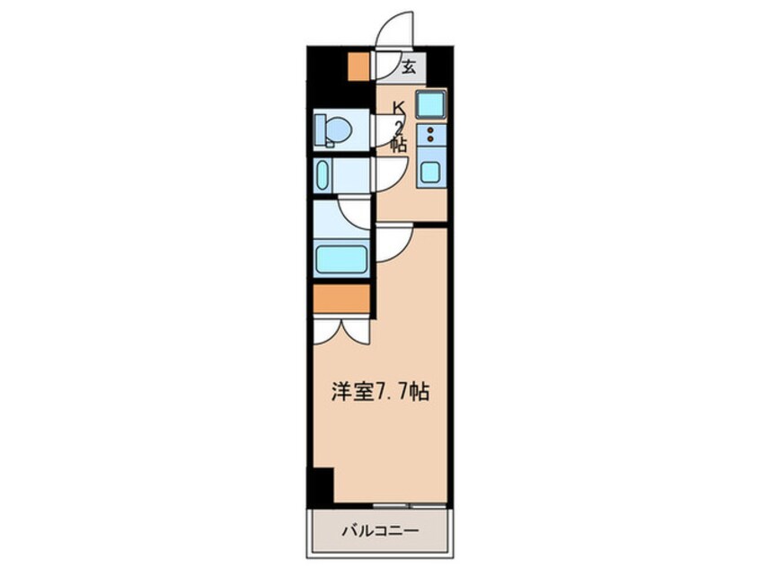 間取図 ALTERNA神楽坂Ⅰ（503）