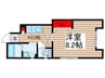 メイプル 1Kの間取り