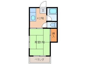 間取図 ハイム高橋