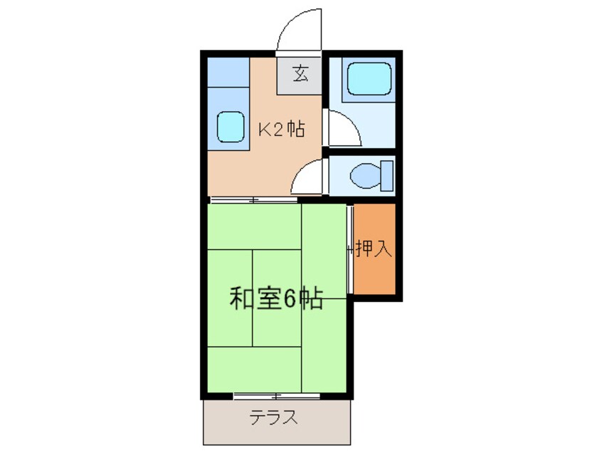 間取図 ハイム高橋