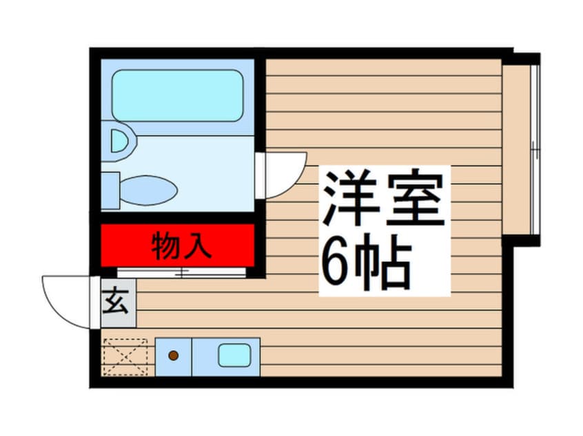 間取図 キャピタル松戸