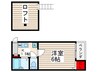 ルナリアⅩ 1Kの間取り