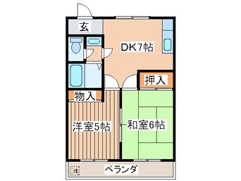 間取図 ハイツ古屋Ｃ