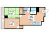 第一和光ビル 2DKの間取り