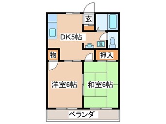 間取図 シャトーハイツ