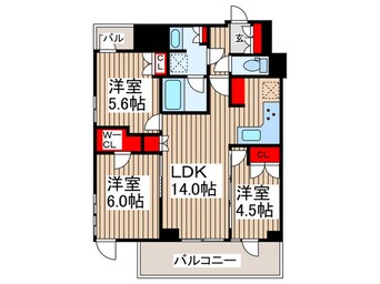 間取図 nido南千住