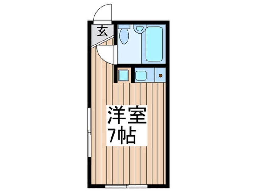 間取図 中浦和ｶﾞｰﾃﾞﾝ