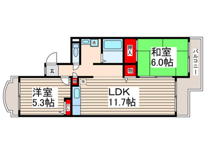 間取図 メゾン３８