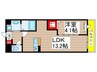 ＩＬ　ＣＩＥＬＯ　ＭＫ 1LDKの間取り