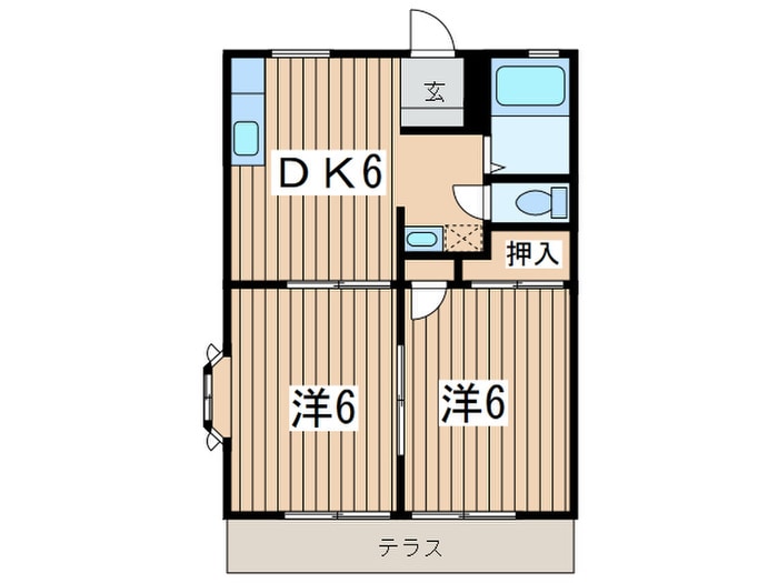 間取り図 サンビレッジ　ケイ　２
