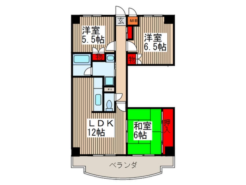 間取図 シャルマン２
