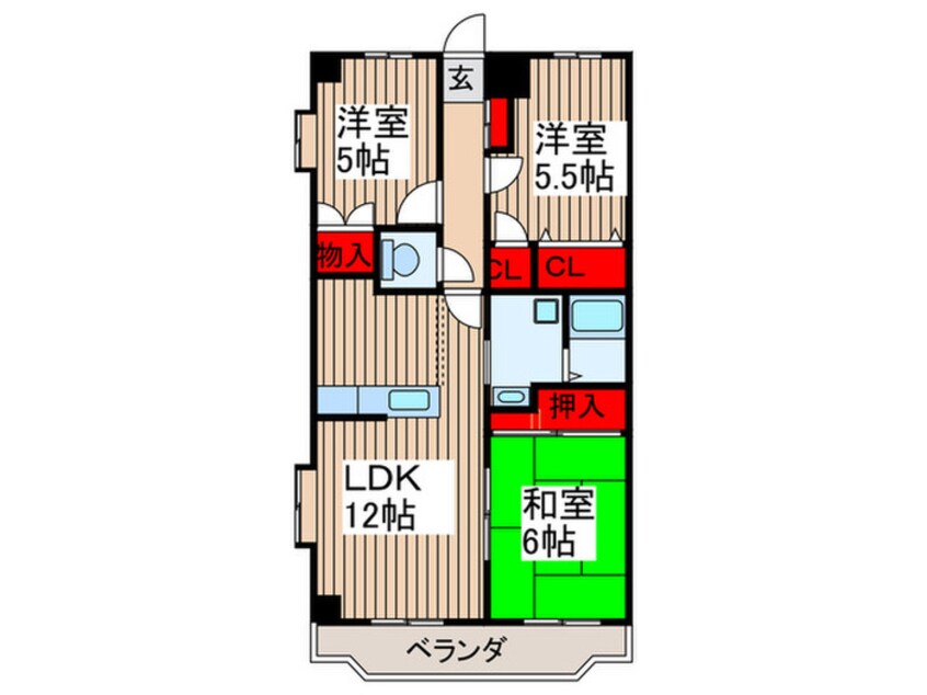間取図 シャルマン２