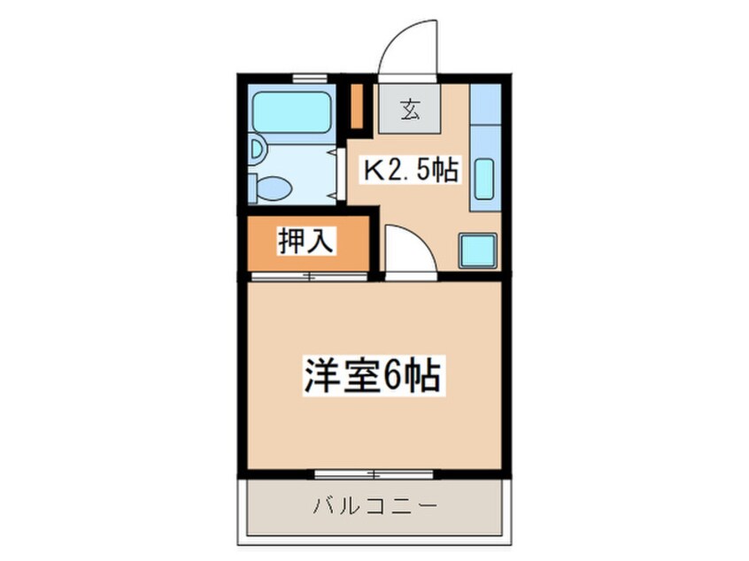 間取図 アジュール渋沢