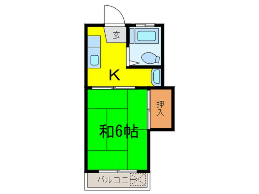 間取図 Ｊコーポ志茂