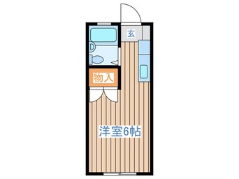 間取図 ド－ム阿佐谷（１階）