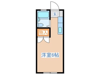 間取図 ド－ム阿佐谷（１階）