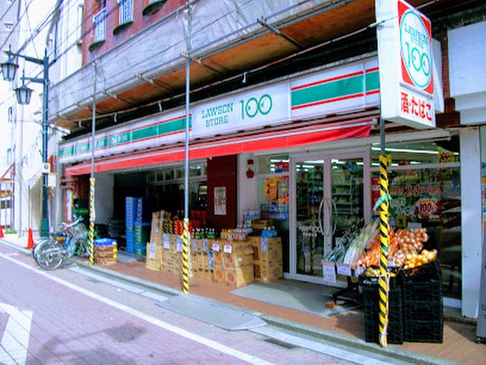 ローソンストア100(コンビニ)まで108m ド－ム阿佐谷（１階）