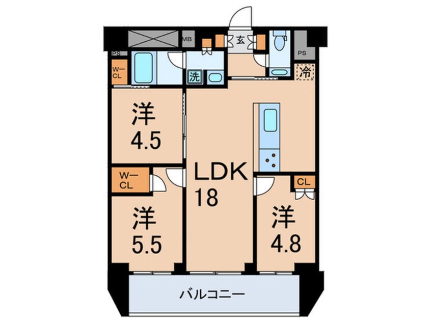 間取図 オアーゼ文京大塚