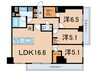 オアーゼ文京大塚 3LDKの間取り