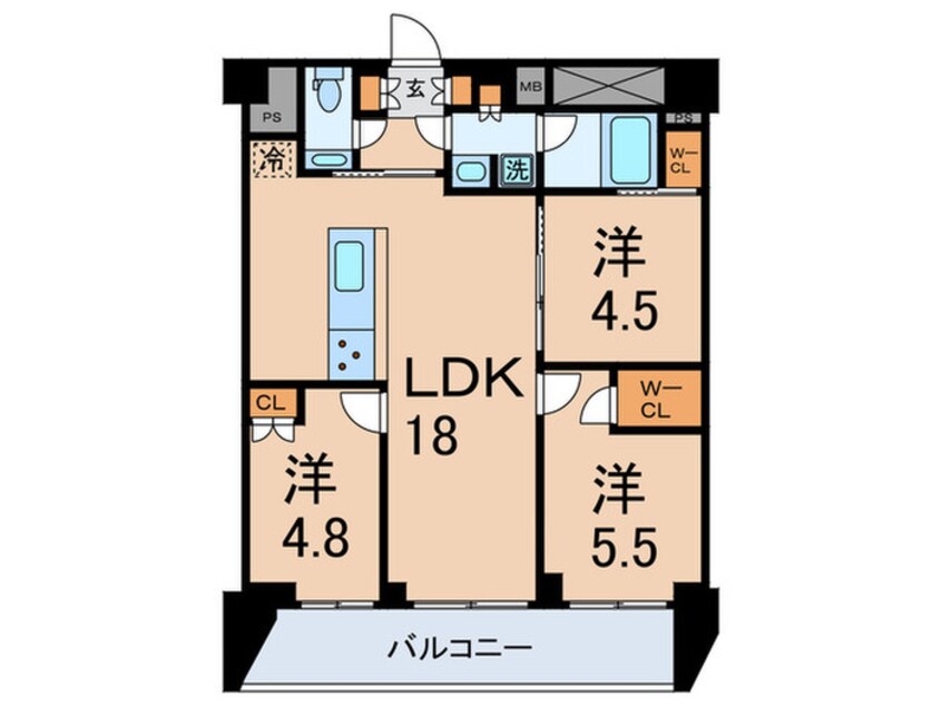 間取図 オアーゼ文京大塚