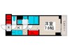 スアヴィス谷在家 1Kの間取り