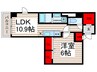 スアヴィス谷在家 1LDKの間取り