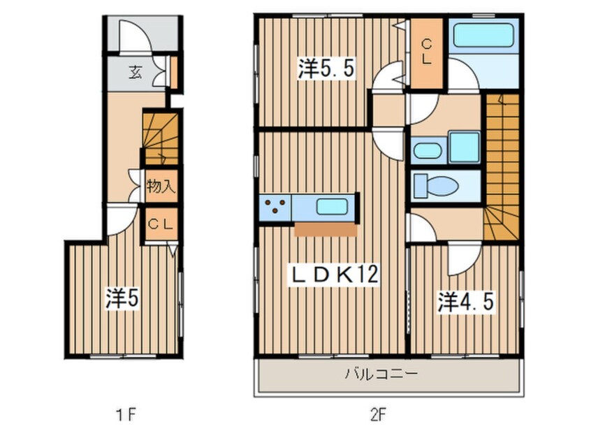 間取図 KHOUSEズーラシア