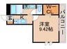 クレール水元 1Kの間取り