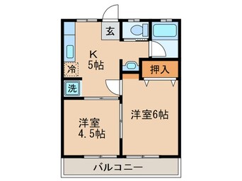 間取図 串田ハイツ１号棟