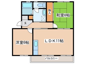 間取図 ポプラヶ丘コープ５号棟