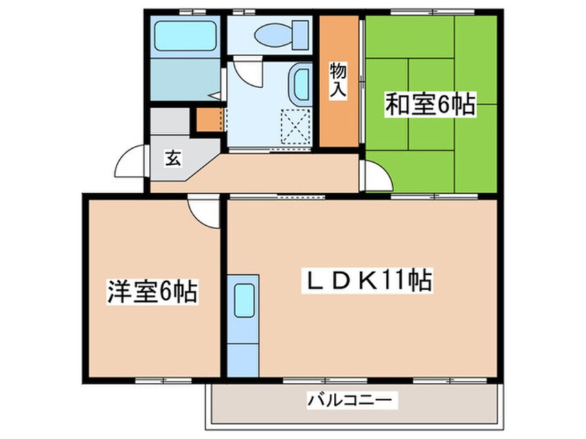 間取図 ポプラヶ丘コープ５号棟