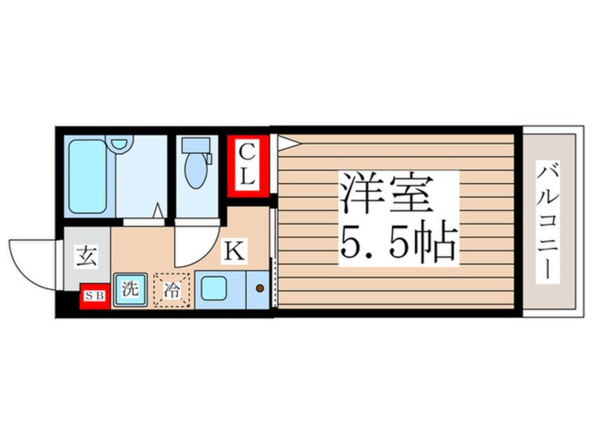 間取図 カルミア一之江