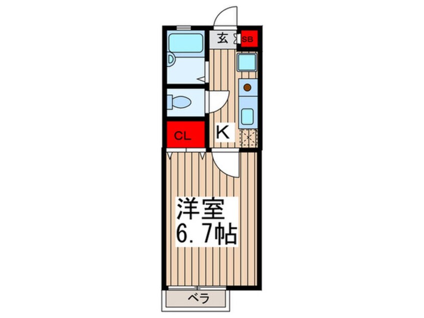 間取図 アヴニ－ル宮代