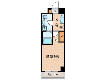 間取図 ＬＥＸＥ鷺沼（502）