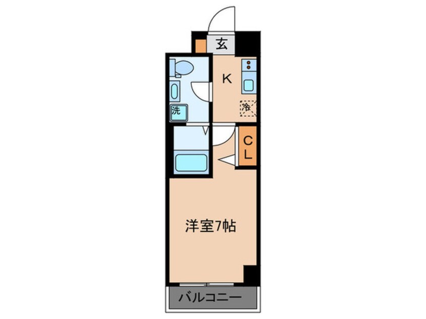 間取図 ＬＥＸＥ鷺沼（502）