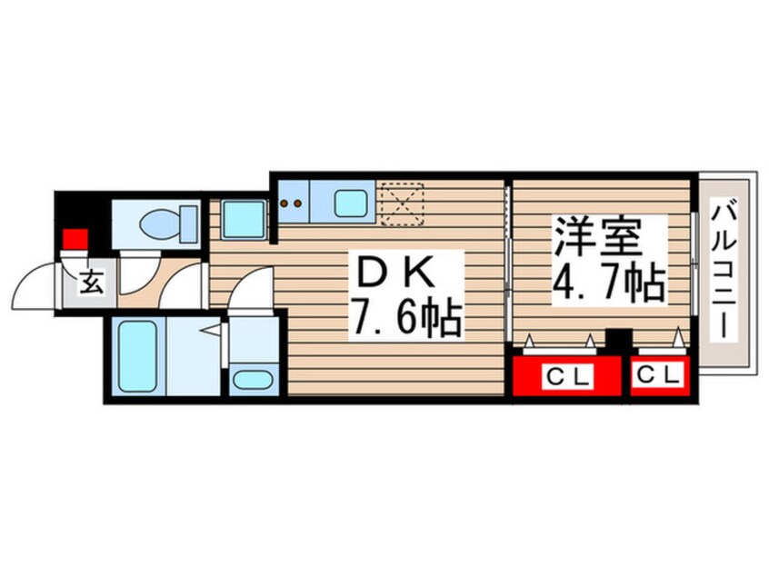 間取図 クレスト・ソナ