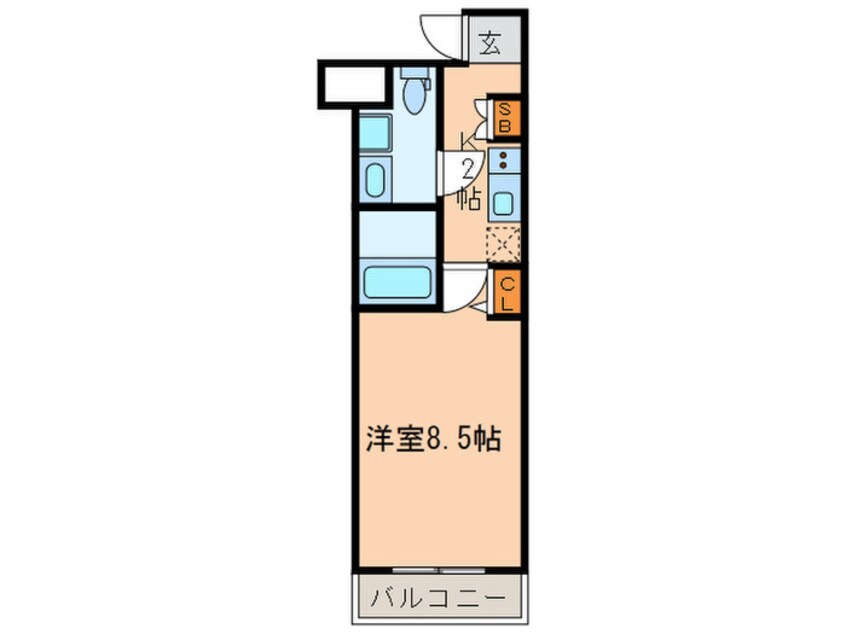 間取図 Ｌｏｇ池上（207）